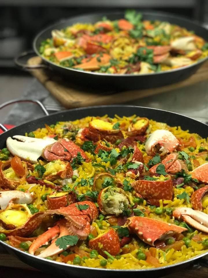 Fideos com lavagante